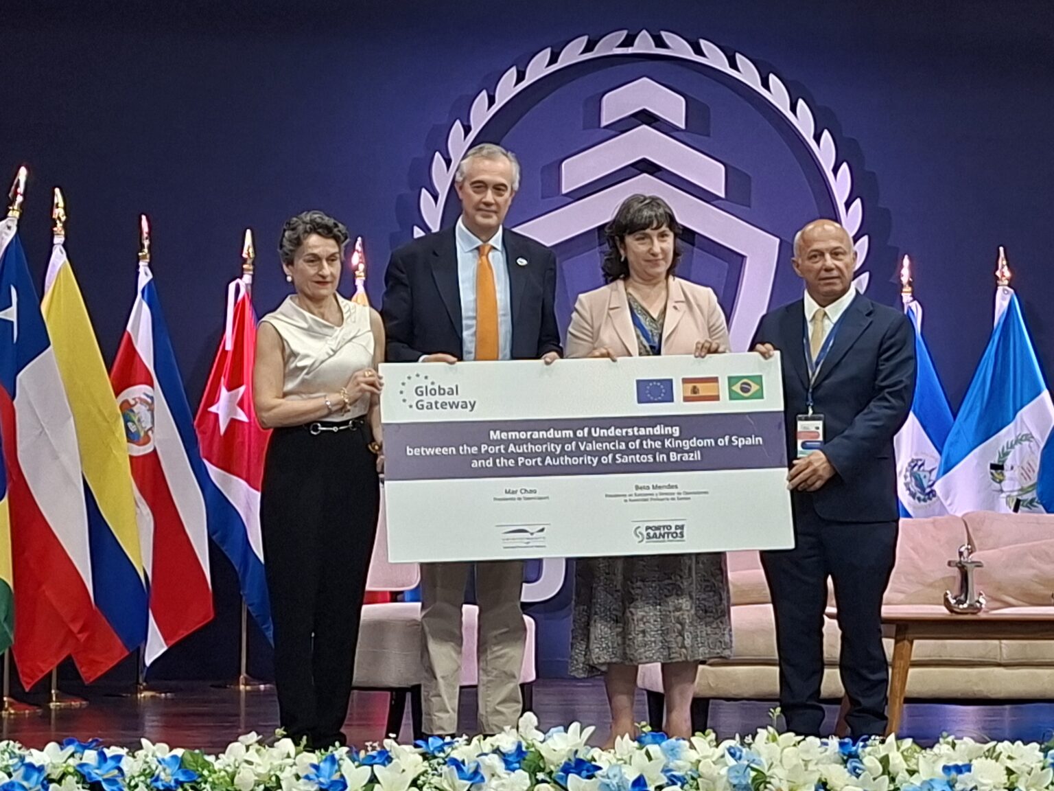 Valenciaport, Santos port commit to low-carbon maritime corridor linking Europe and South America