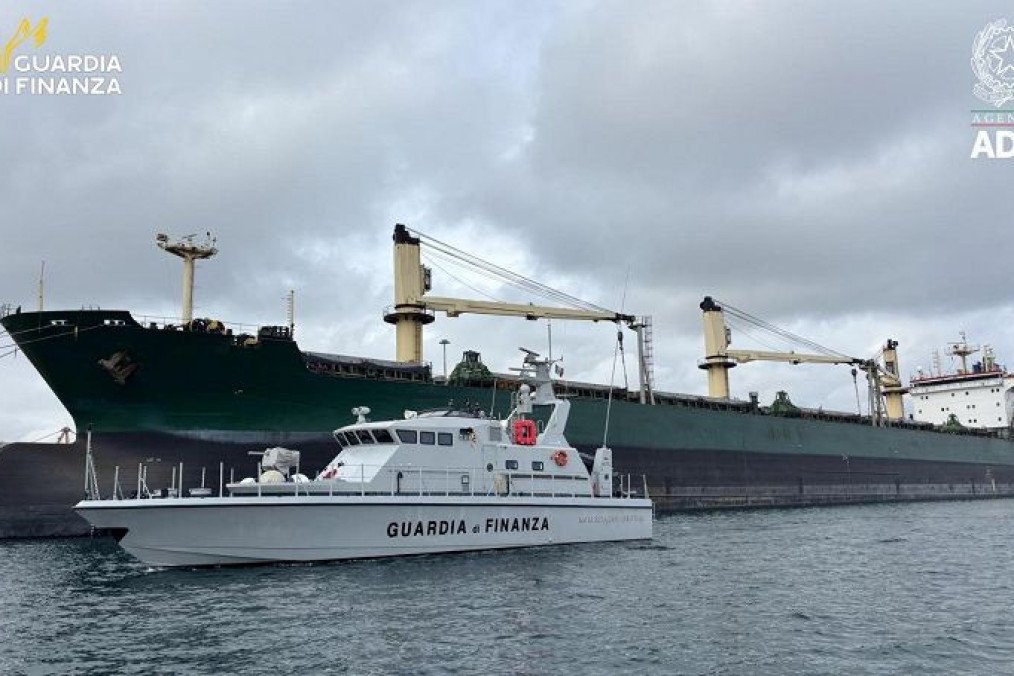 Italy Intercepts  Cargo Ship Hizir Reis With Russian Metal in Sanctions