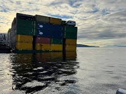 U.S.-bound Cargo Barge Damaged and Taking on Water North of Vancouver