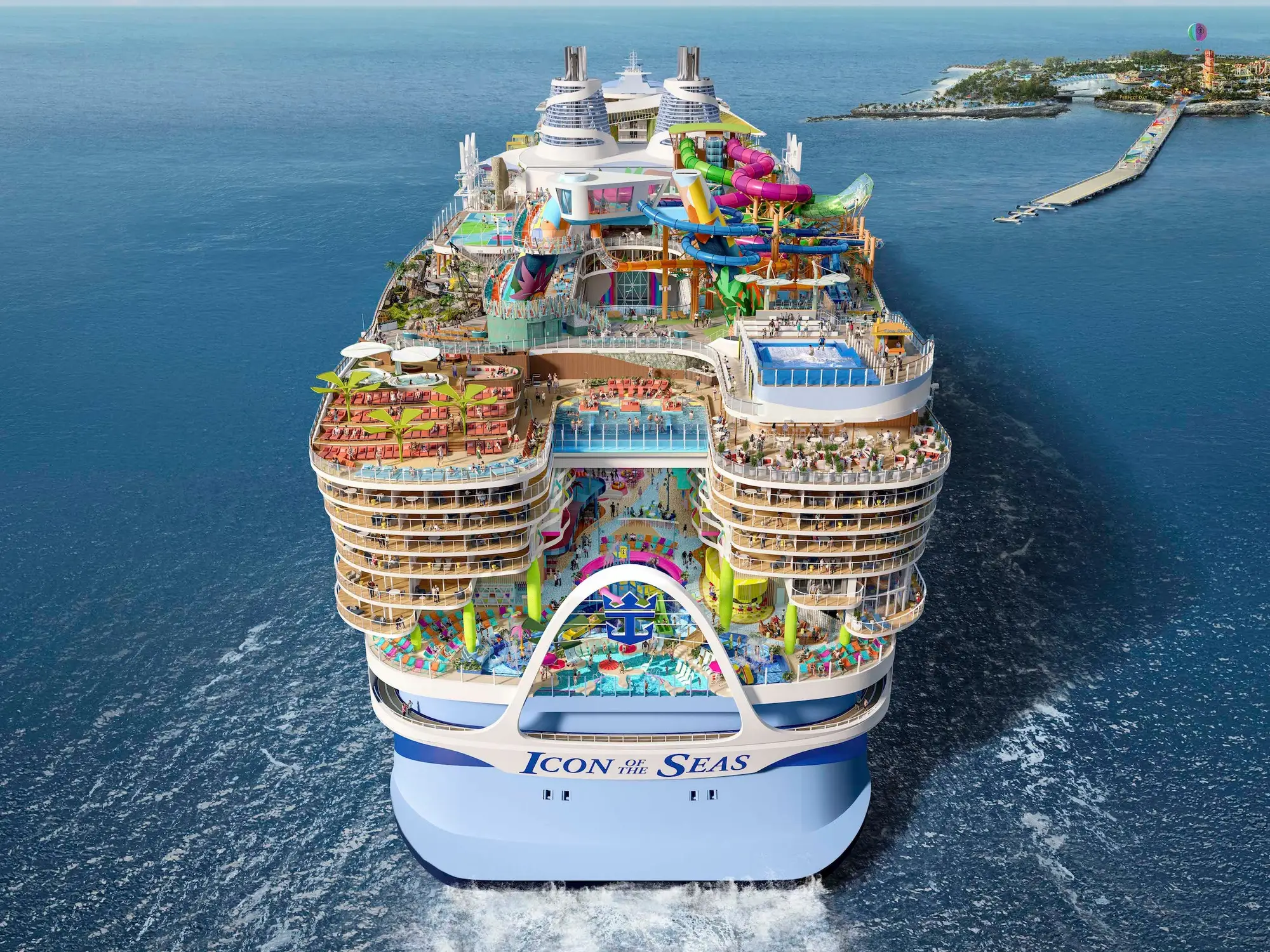 From Galveston : Royal Caribbean to Deploy Icon of the Seas in 2027