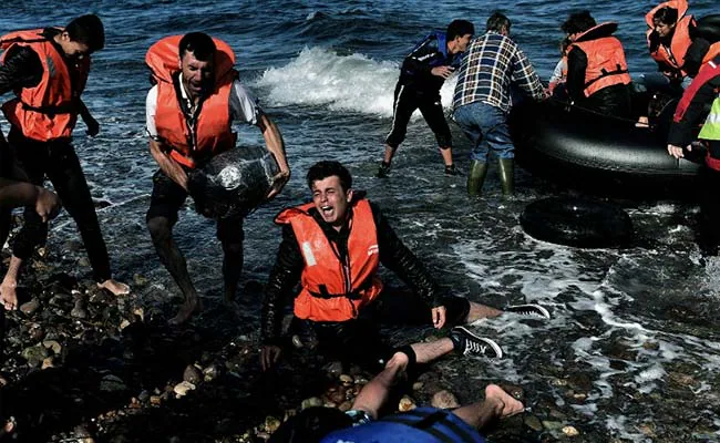 At least eight die after migrant boat sinks off Greek island of Lesvos