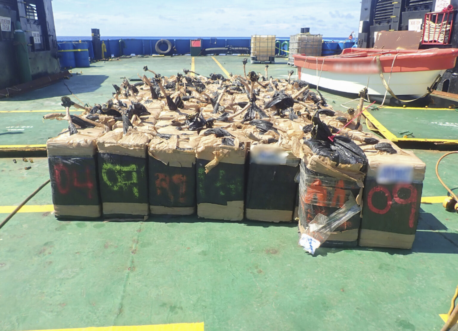 French navy seizes 2.4 tonnes of cocaine in Pacific