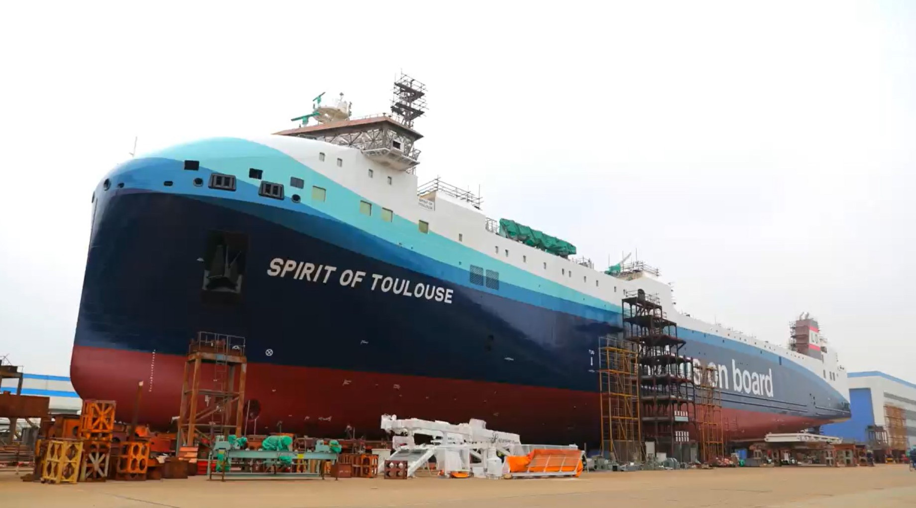 LD Armateurs Launches Spirit of Toulouse, First of Three Low‑Emission RoRo Vessels Chartered to Airbus