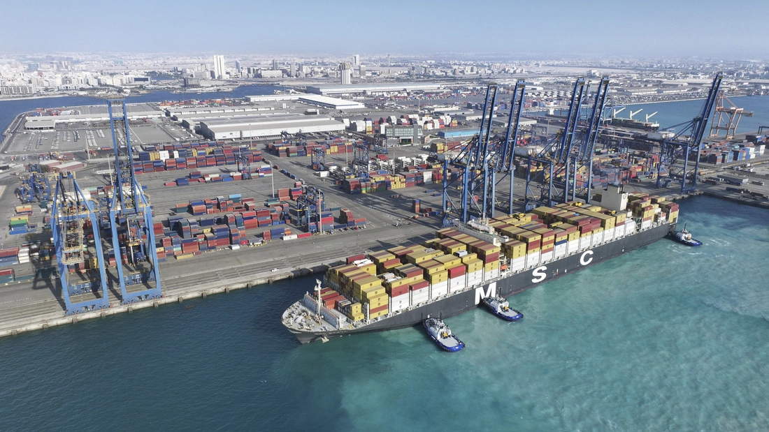 New MSC container line from North Europe to the Red Sea