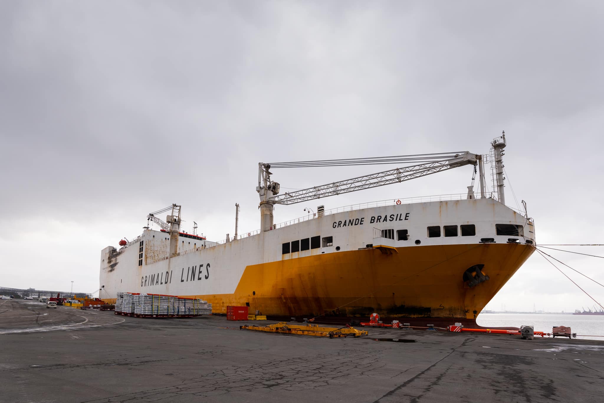 Another Grimaldi Ship Catches Fire