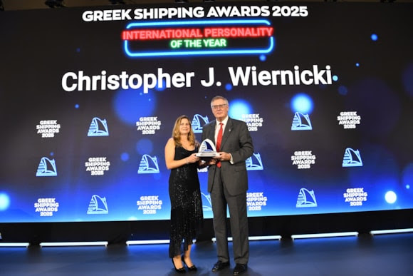 ABS Chairman and CEO Named International Personality of the Year at the Greek Shipping Awards