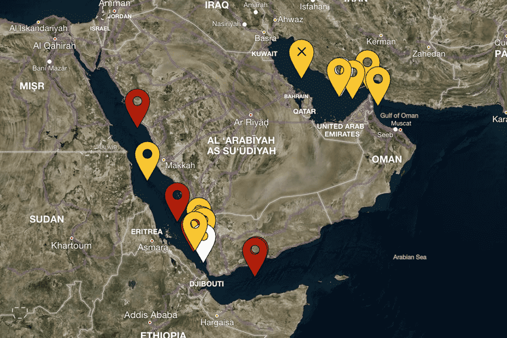 Mapping GNSS Interference On Shipping: From The Black Sea To The Gulf
