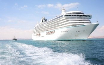 The summit is taking place on board the cruise ship Crystal Serenity while it is passing through the Suez Canal